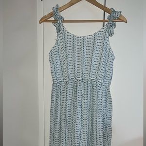 Textured Floral Maxi Dress